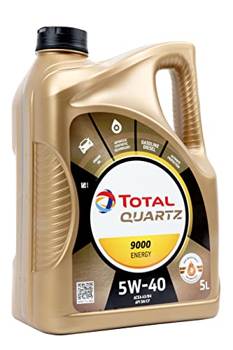 Total Aceite Lubricante de Motor Total Quartz 9000 Energy 5W-40 5 Litros