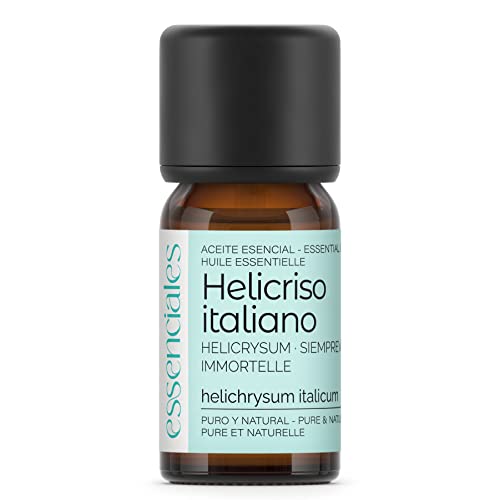 Essenciales - Aceite Esencial de Helicriso Italiano/Siempreviva BIO, Ecológico 100% Puro, 5 ml | Aceite Esencial Helichrysum Italicum