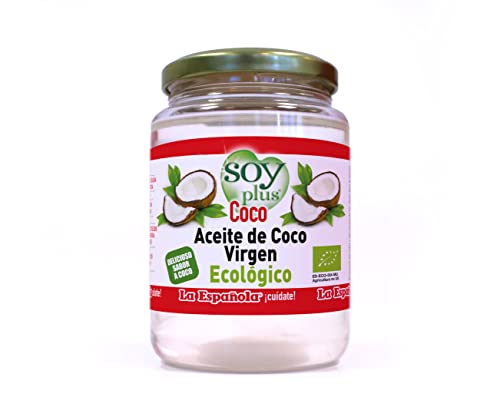 LA ESPAÑOLA - Aceite de Coco Virgen Extra Orgánico Soy Plus 375 ml