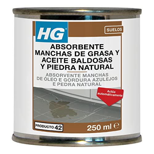 HG Absorbente de Manchas de Grasa y Aceite - 250 ml
