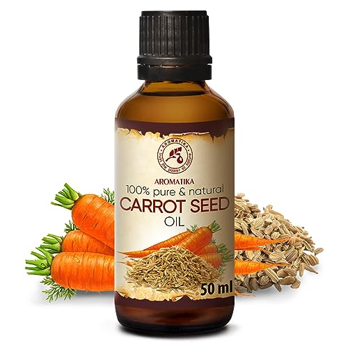 Aceite de Zanahoria 50ml - 100% Puro y Natural - Mejor Aceite de Cuidado para La Piel - Cabello - Cuerpo - Cuidado Personal - Aceite de Caroteno