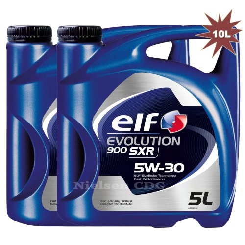 Elf Evolution 900 SXR 5W30 - Aceite de motor (2 x 5 L= 10 L)